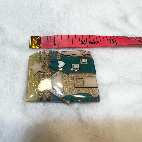 Vintage Pin Brooch House Pins by Lucinda - Picture 2 of 9